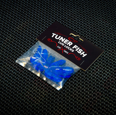 Tuner Fish Lug Locks Blue 8 Pack