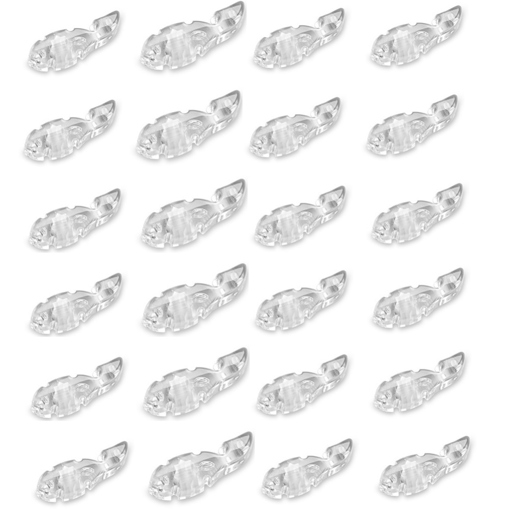 Tuner Fish Lug Locks Clear 24 Pack