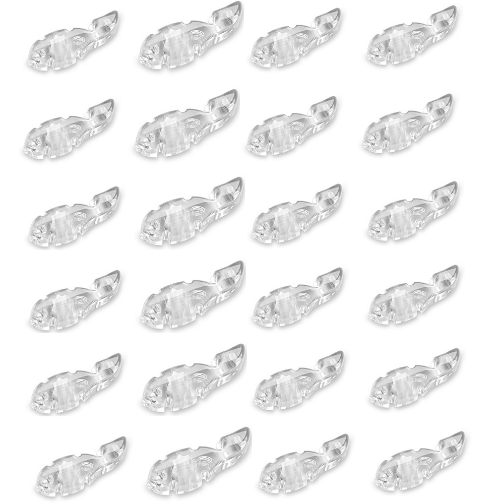 Tuner Fish Lug Locks Clear 24 Pack