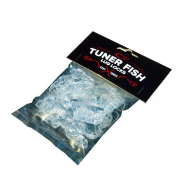 Tuner Fish Lug Locks Clear 24 Pack