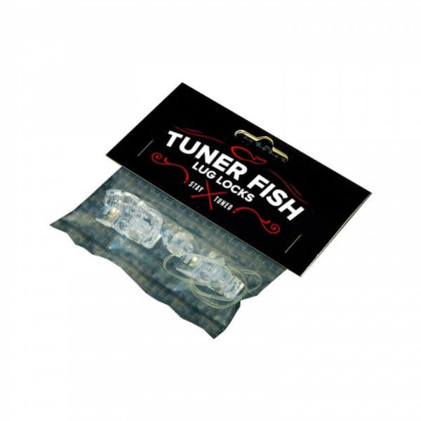 Tuner Fish Lug Locks Clear 4 Pack