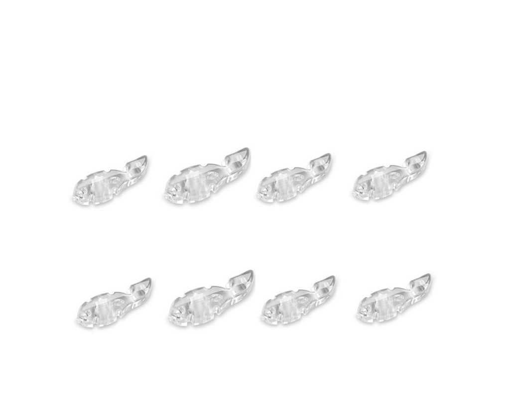 Tuner Fish Lug Locks Clear 8 Pack
