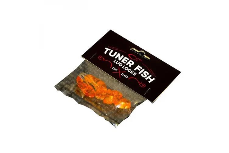 Tuner Fish Lug Locks Orange 4 Pack