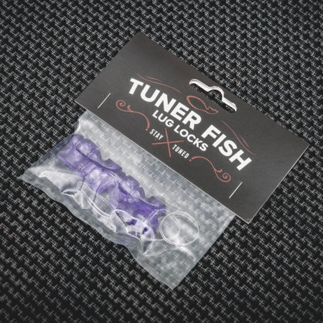 Tuner Fish Lug Locks Purple 4 Pack