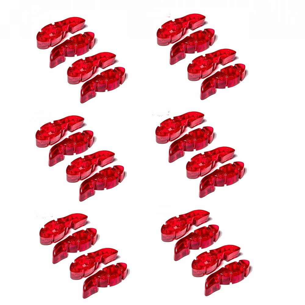 Tuner Fish Lug Locks Red 24 Pack