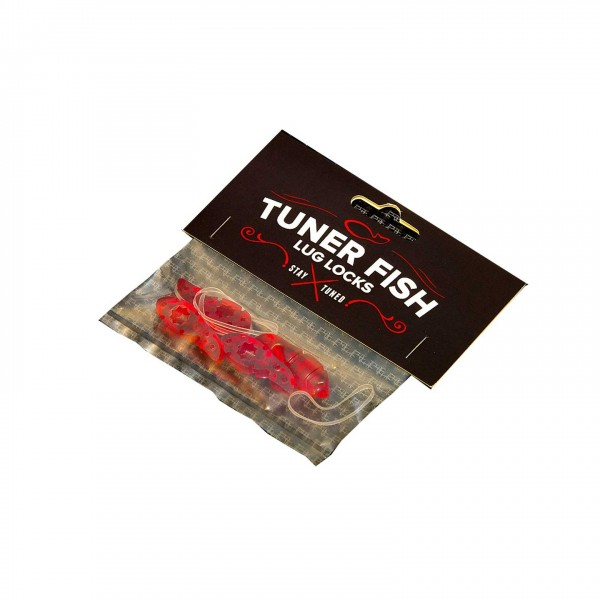 Tuner Fish Lug Locks Red 4 Pack