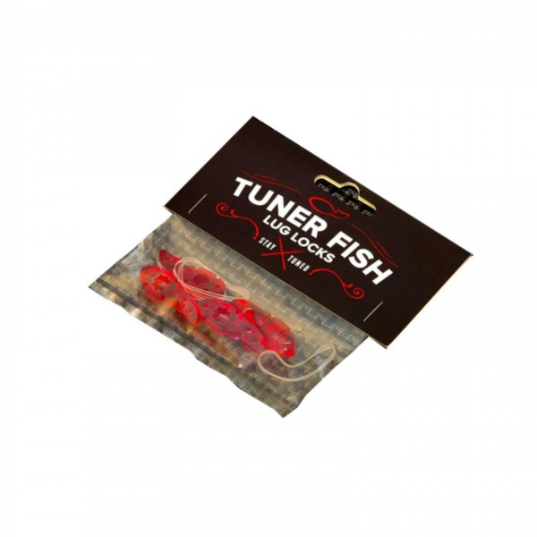 Tuner Fish Lug Locks Red 4 Pack