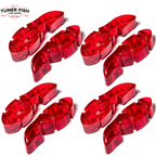 Tuner Fish Lug Locks Red 8 Pack