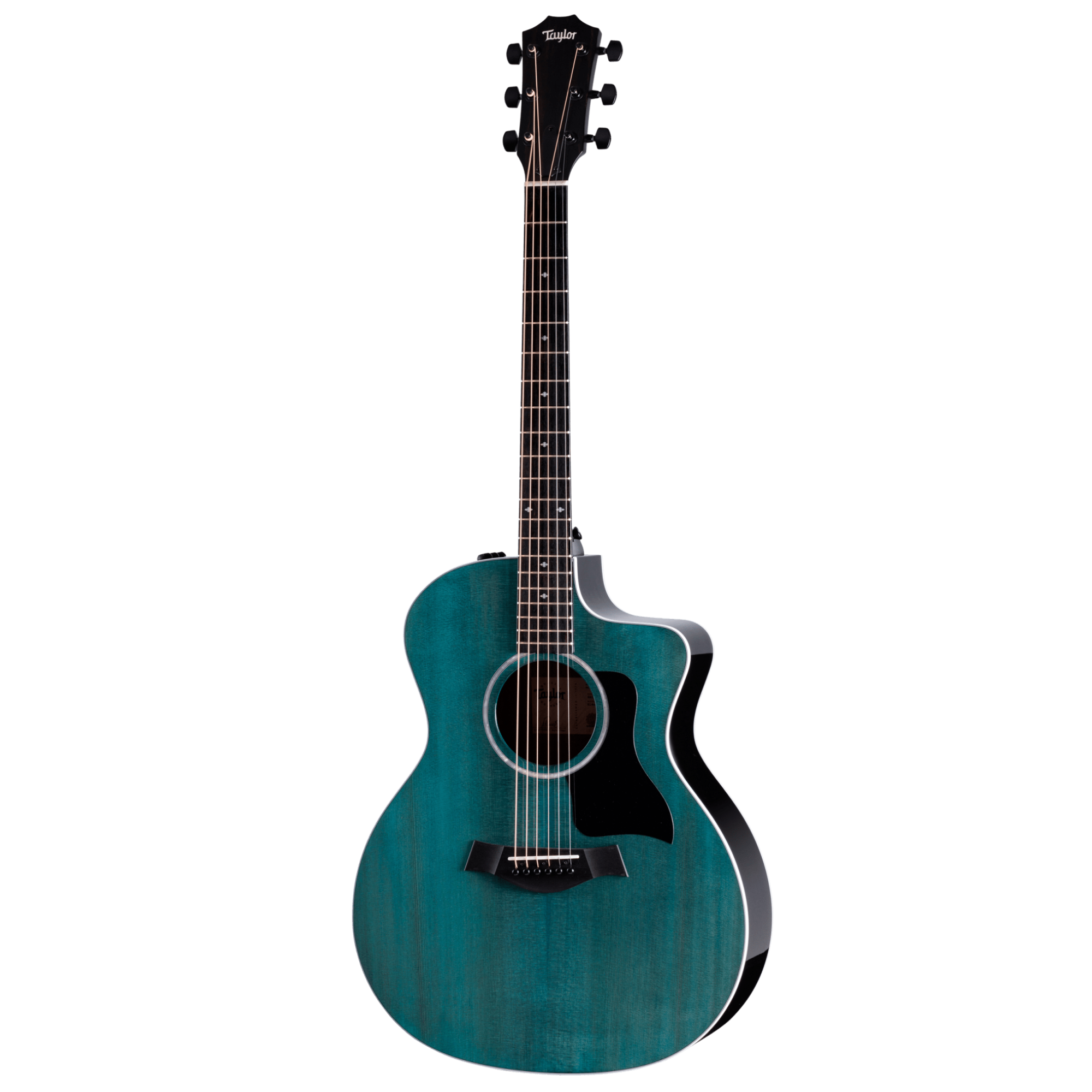 Taylor 214ce Special Edition Sapele/Engelman Acoustic Guitar - Trans Blue