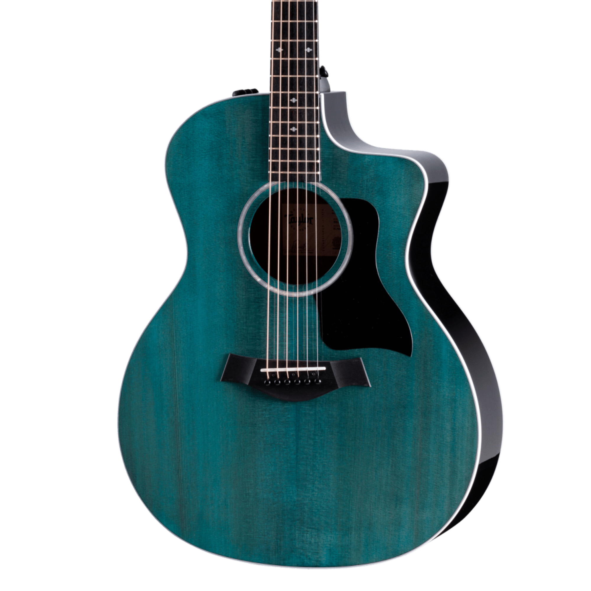 Taylor 214ce Special Edition Sapele/Engelman Acoustic Guitar - Trans Blue