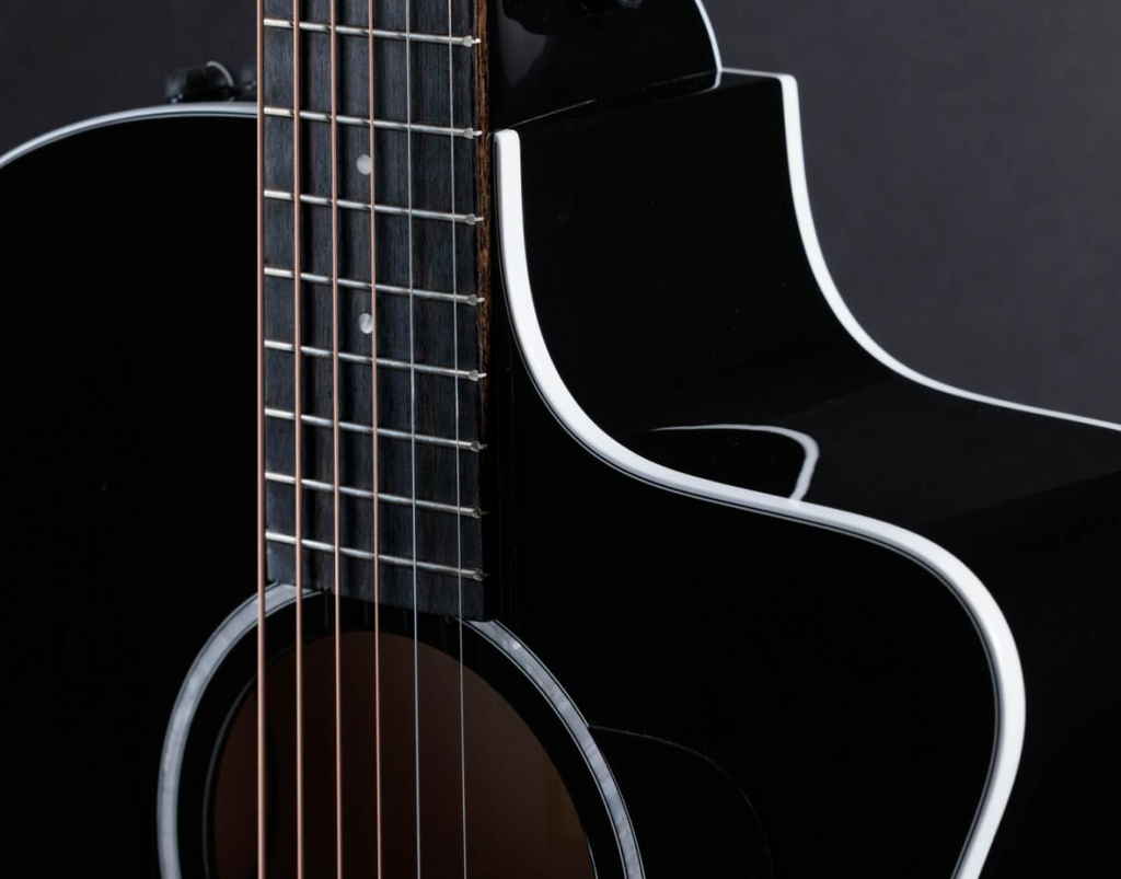 Taylor 214ce-BLK Plus Acoustic Guitar in Black