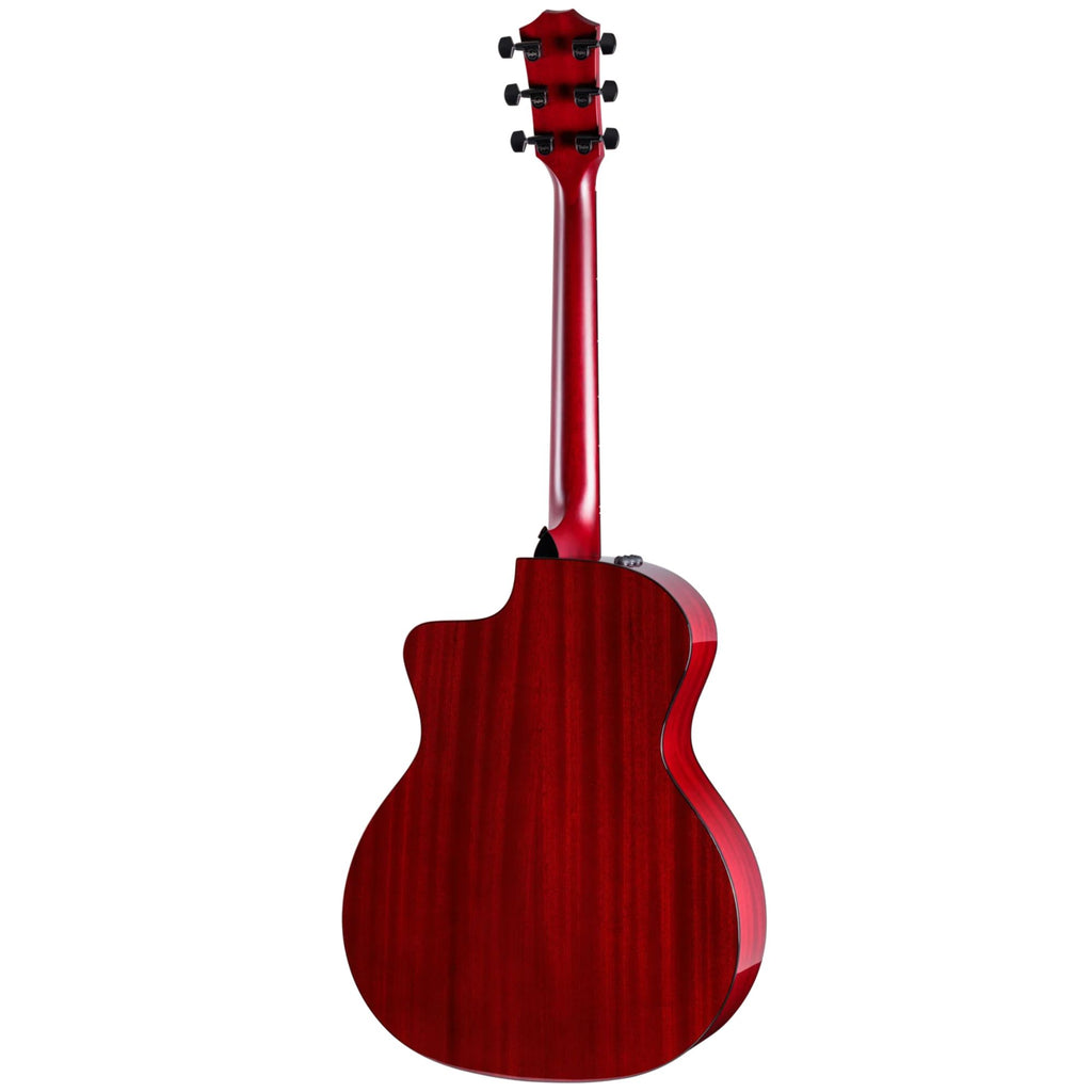 Taylor 224ce Special Edition Sapele/Mahogany Acoustic Guitar - Trans Red