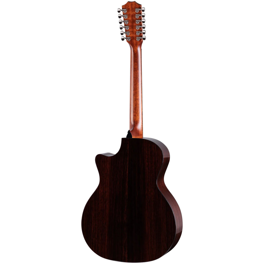 Taylor 454ce Next-Gen acoustic guitar in natural wood finish, showcasing its elegant body and detailed craftsmanship.
