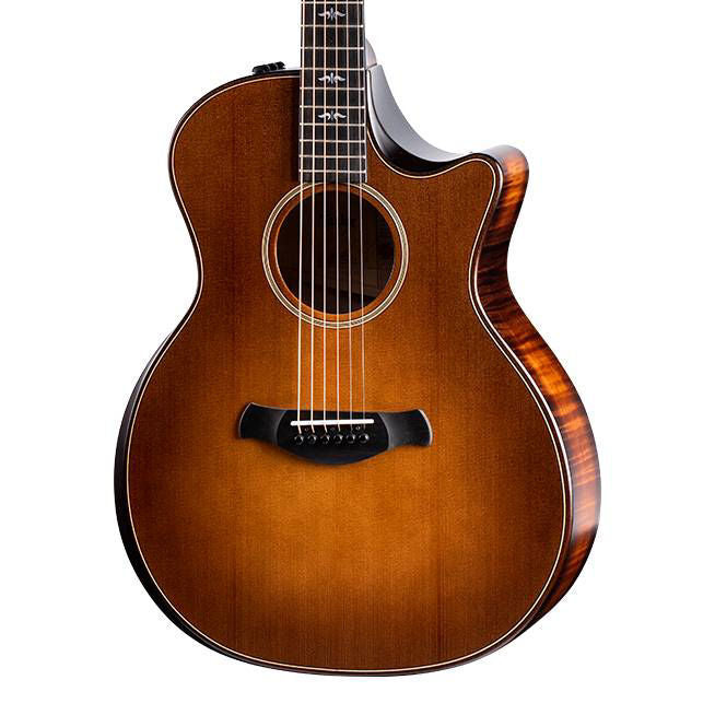 Taylor 614ce Builders Edition Cutaway Acoustic Guitar with Pickup - Wild Honey Burst