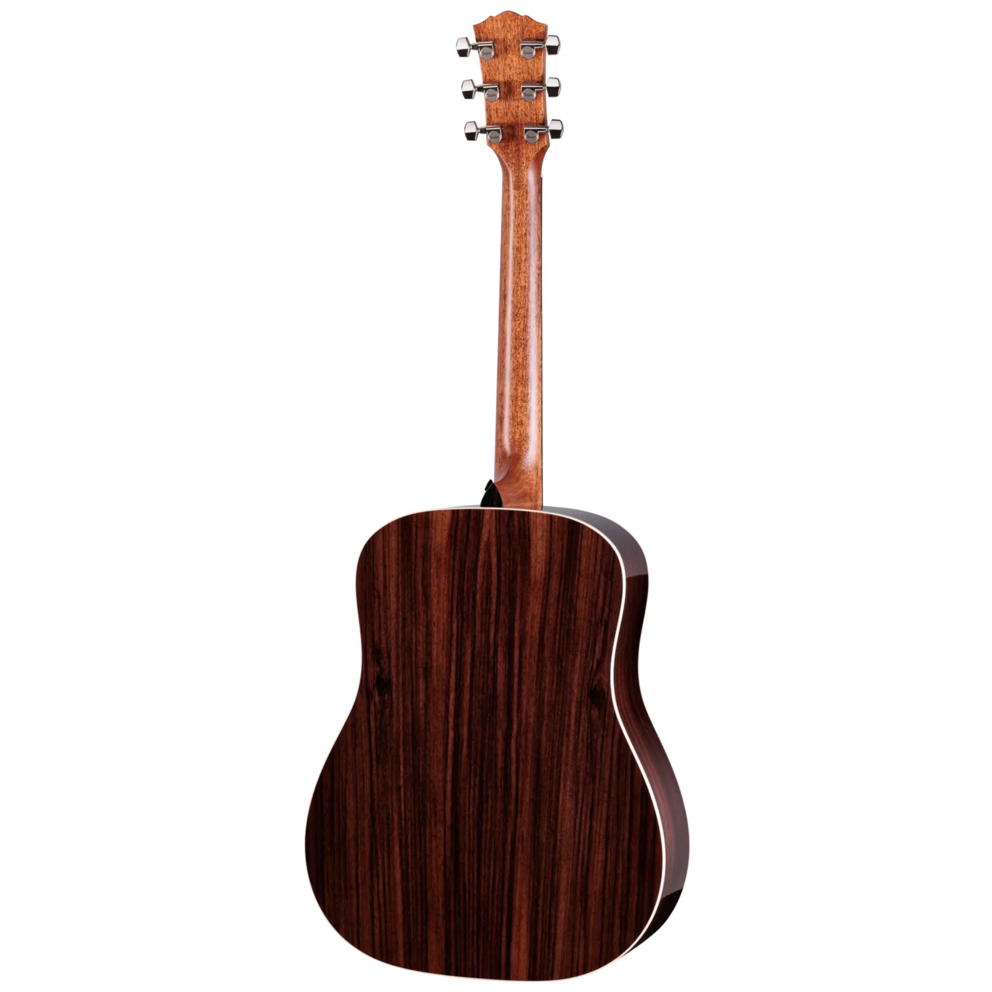 Taylor Gold Label 710e acoustic guitar in natural finish, showcasing its body, fretboard, and headstock details.