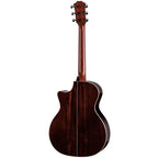 Taylor 814ce Next-Gen acoustic guitar in natural finish, showcasing its body, soundhole, and elegant detailing.