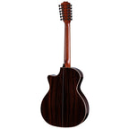 Taylor 854ce Next-Gen acoustic guitar with natural wood finish, featuring a cutaway body and steel strings.