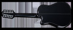Takamine G30 Series 12-String Cutaway Acoustic Electric Guitar Solid Spruce Top - Black Gloss