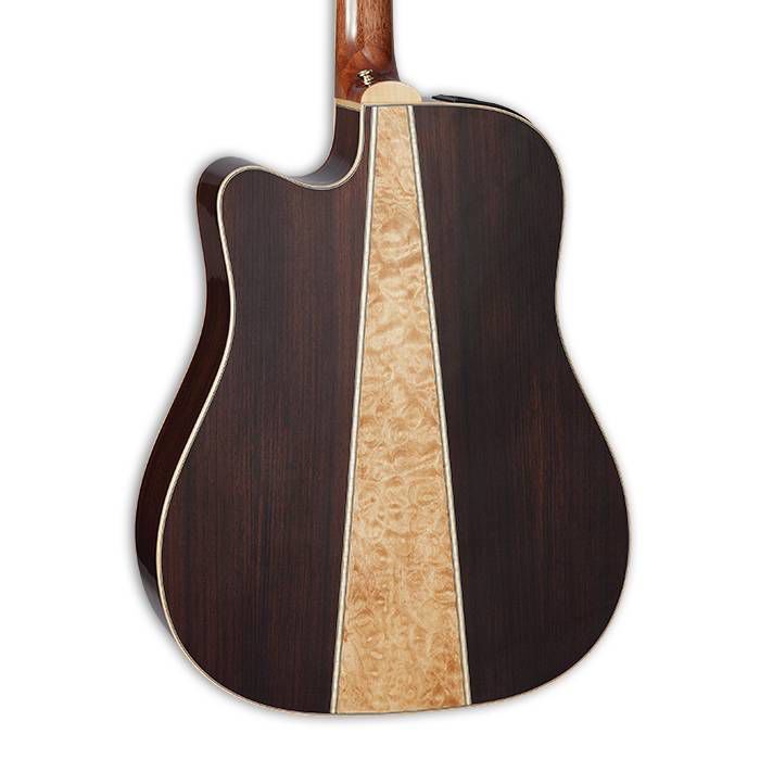 Takamine G90 Series Dreadnought AC/EL Guitar with Cutaway - Natural with 3 Pce Back Gloss Finish