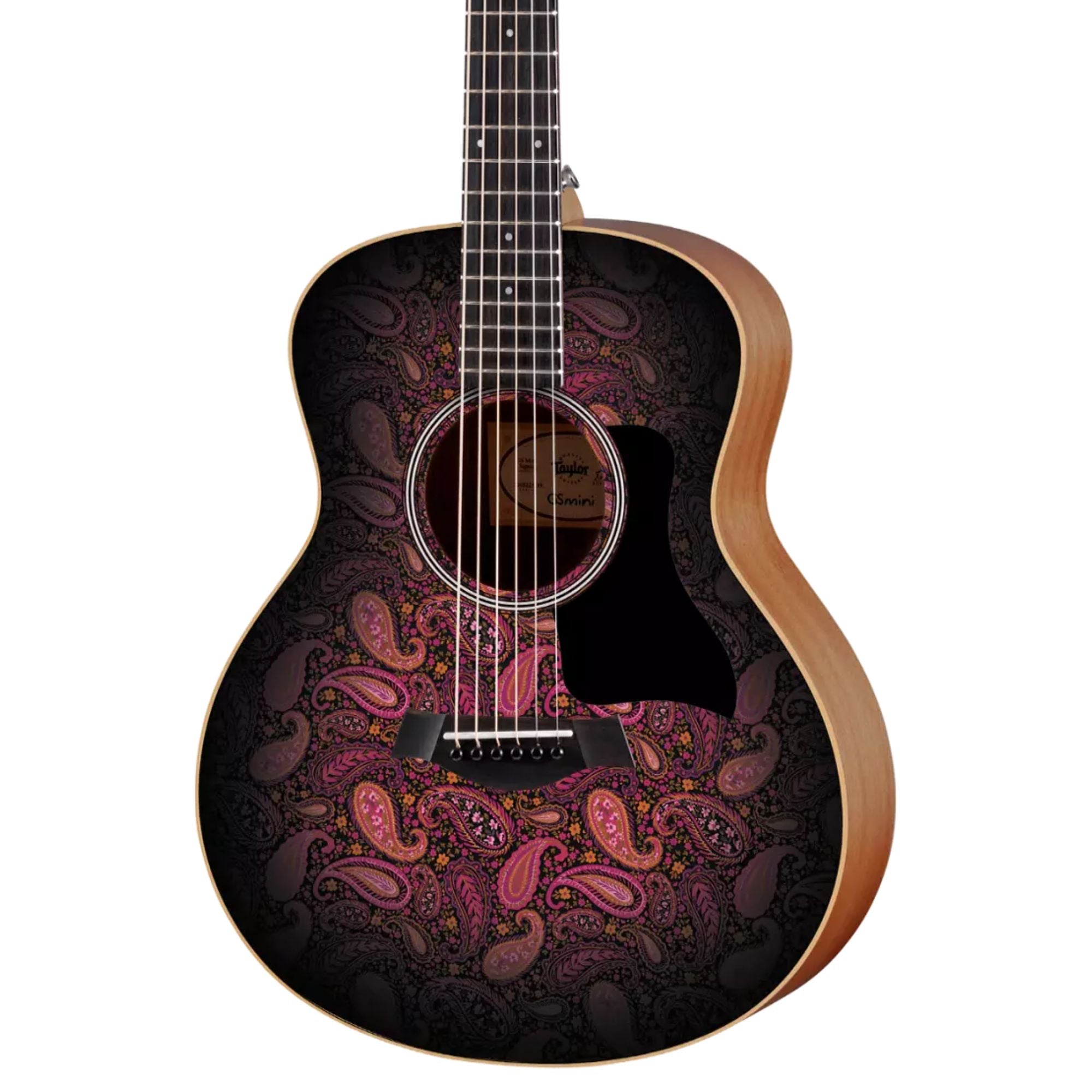 Taylor GS Mini-e Special Edition Acoustic Guitar - Cosmic Blush Paisley