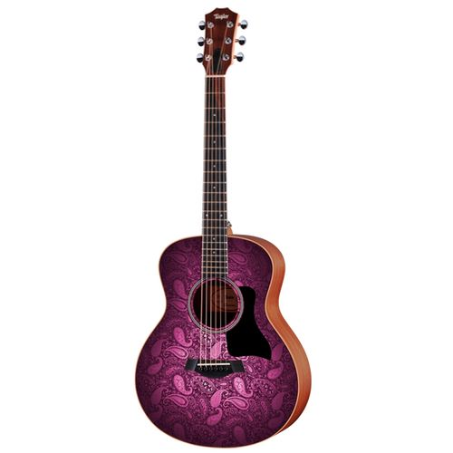 Taylor GS Mini-e Special Edition Acoustic Guitar - Fuchsia Pink Paisley