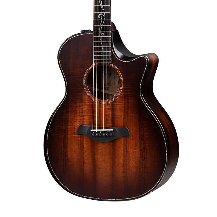 Taylor K24CE Builders EditionCutaway Acoustic Guitar with Pickup - Koa Silent Satin Kona Burst