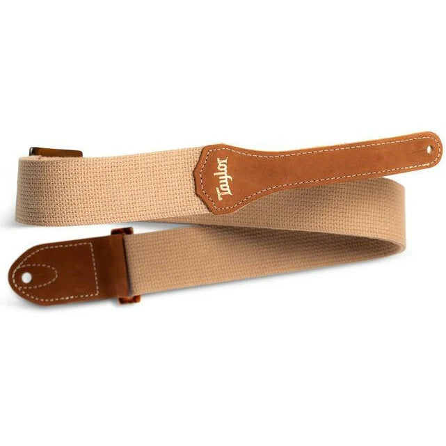 Taylor GS Mini 2" Guitar Strap - Cotton - Tan