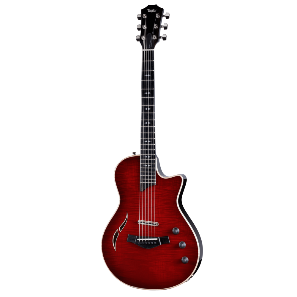 Taylor T5z Pro Hybrid Electric Acoustic Guitar in  Cayenne Red