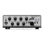 Aguilar Tone Hammer 350 Super Light bass head amplifier with control knobs and input/output jacks in a close-up shot.