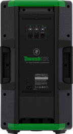 Mackie 12-inch 1300-watt powered PA speaker with built-in handles and controls for professional audio performance.