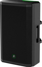 Mackie 15-inch 1300 Watt powered PA speaker with built-in handle and grille, ideal for live sound reinforcement.