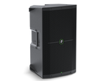 Mackie Thump212 1400W 12-inch powered loudspeaker showing a black speaker with control panel on the side