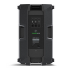 Mackie Thump212 1400W 12-inch powered loudspeaker with black enclosure and control panel on top, ideal for live sound venues.