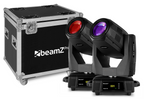 Beamz PRO TIGER17R 350W Beam/Spot Moving Head Pair with Roadcase