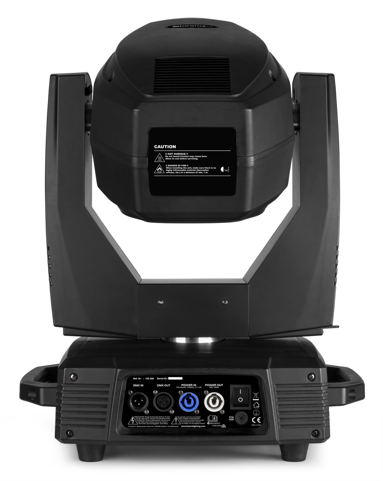 Beamz PRO TIGER17R 350W Beam/Spot Moving Head Pair with Roadcase