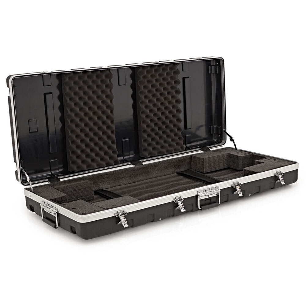 Torque 76-Key ABS Keyboard Case with Wheels in Black