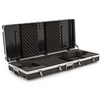 Torque 76-Key ABS Keyboard Case with Wheels in Black