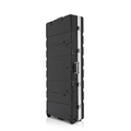 Torque 76-Key ABS Keyboard Case with Wheels in Black