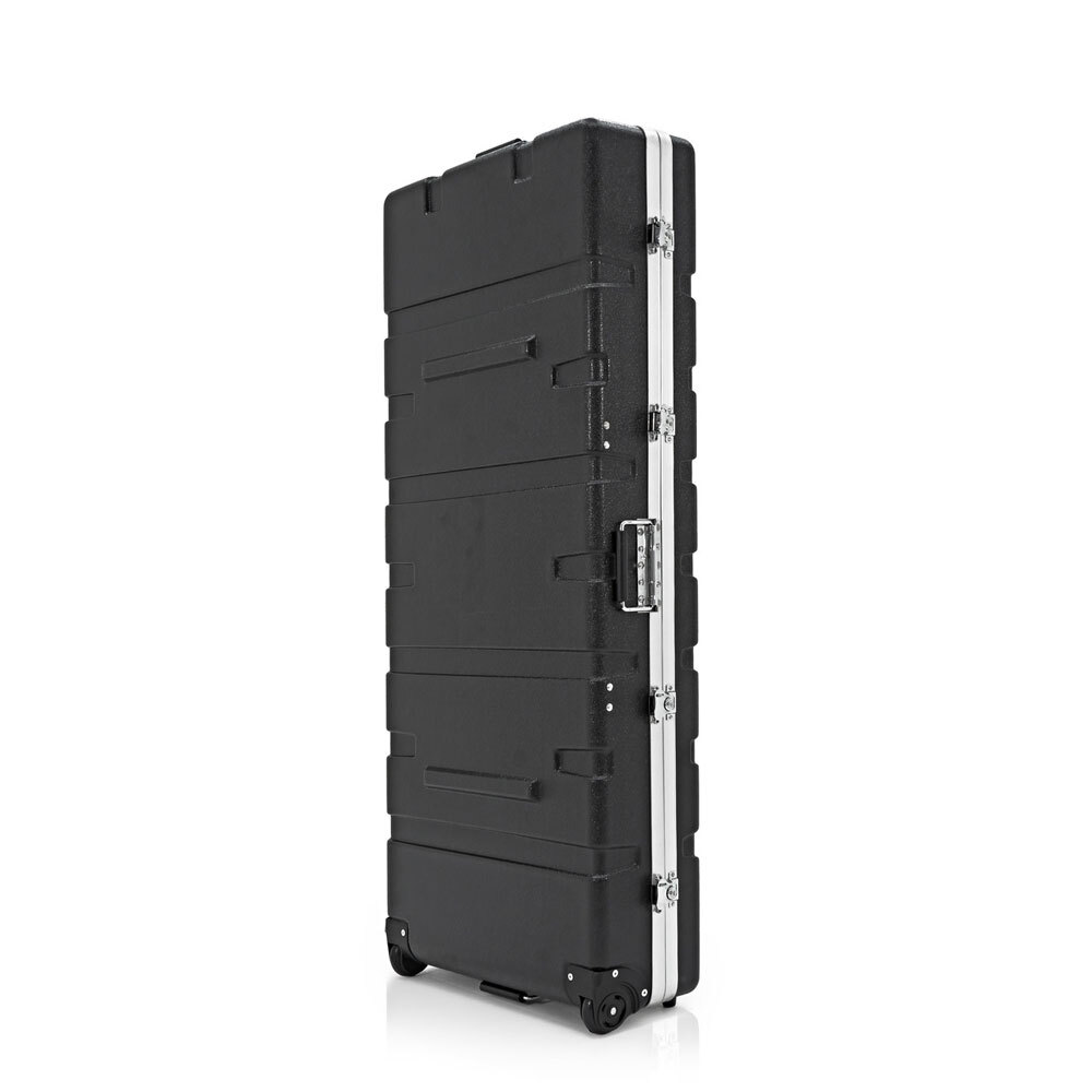 Torque 76-Key ABS Keyboard Case with Wheels in Black