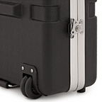 Torque 76-Key ABS Keyboard Case with Wheels in Black