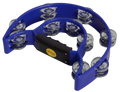 Mano Percussion 9x6inch Double Half Moon Tambourine with 20 Pairs of Jingle