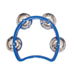 Blue Mano Percussion TMP26BL 3-inch Junior Tambourine with jingles, ideal for hand percussion and musical accessories.