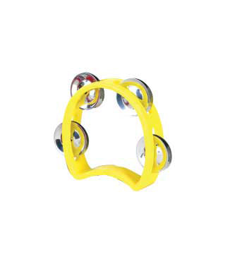 Mano Percussion TMP26YL 3¬Ωinch Junior Tambourine - Yellow