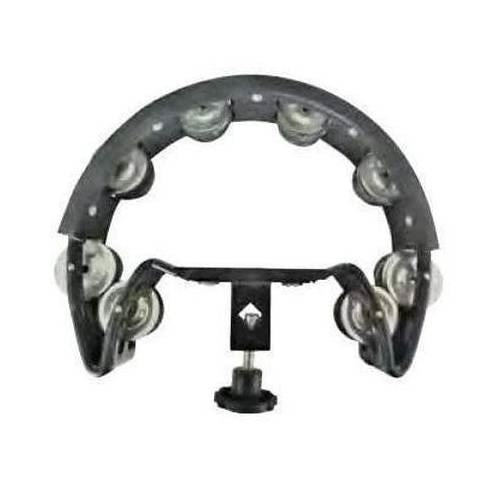 Mano Percussion TMP34B 9inch Tambourine - Black