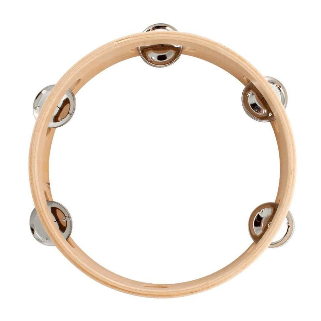 Mano Percussion 8inch Tambourine - 5 Pairs of Jingles
