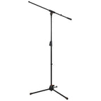 Tenuto Easy Adjust Microphone Stand for studio and stage use, featuring adjustable height and sturdy construction.