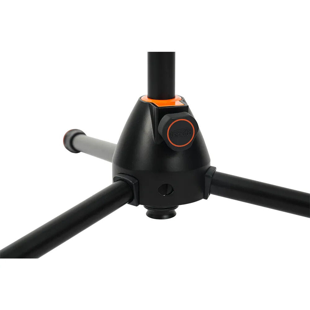 Tenuto Easy Adjust Mic Stand for microphones, featuring adjustable height and sturdy construction, part of Tenuto microphone accessories.