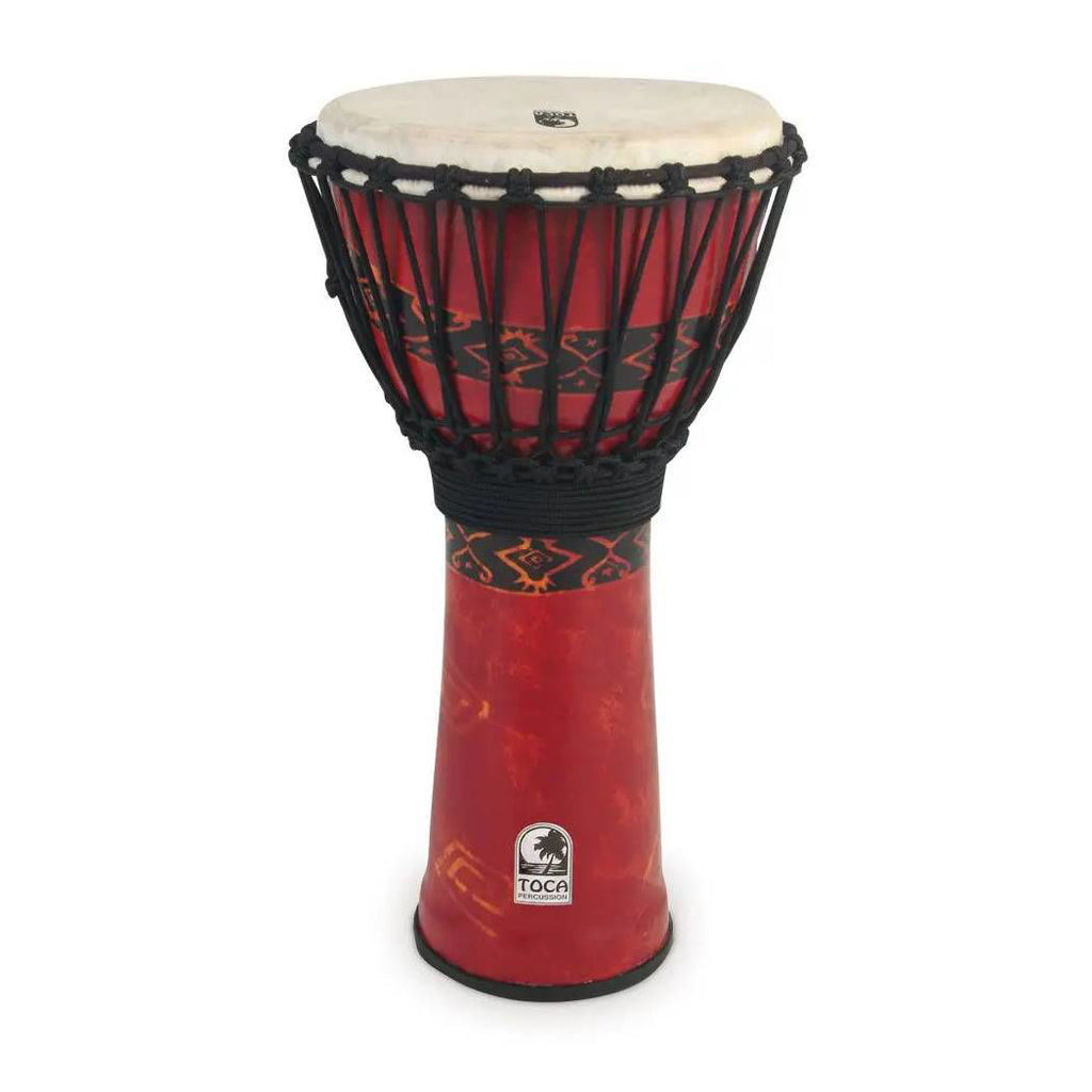 Toca Freestyle 2 Series Rope Tuned Djembe 12 in Bali Red