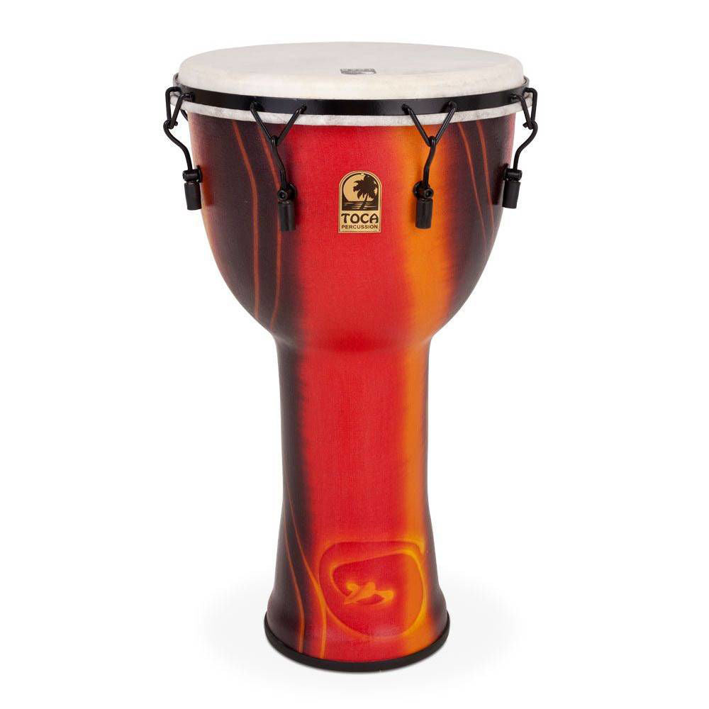 Toca Freestyle 2 Series Mechanically Tuned Djembe 10 in Fiesta