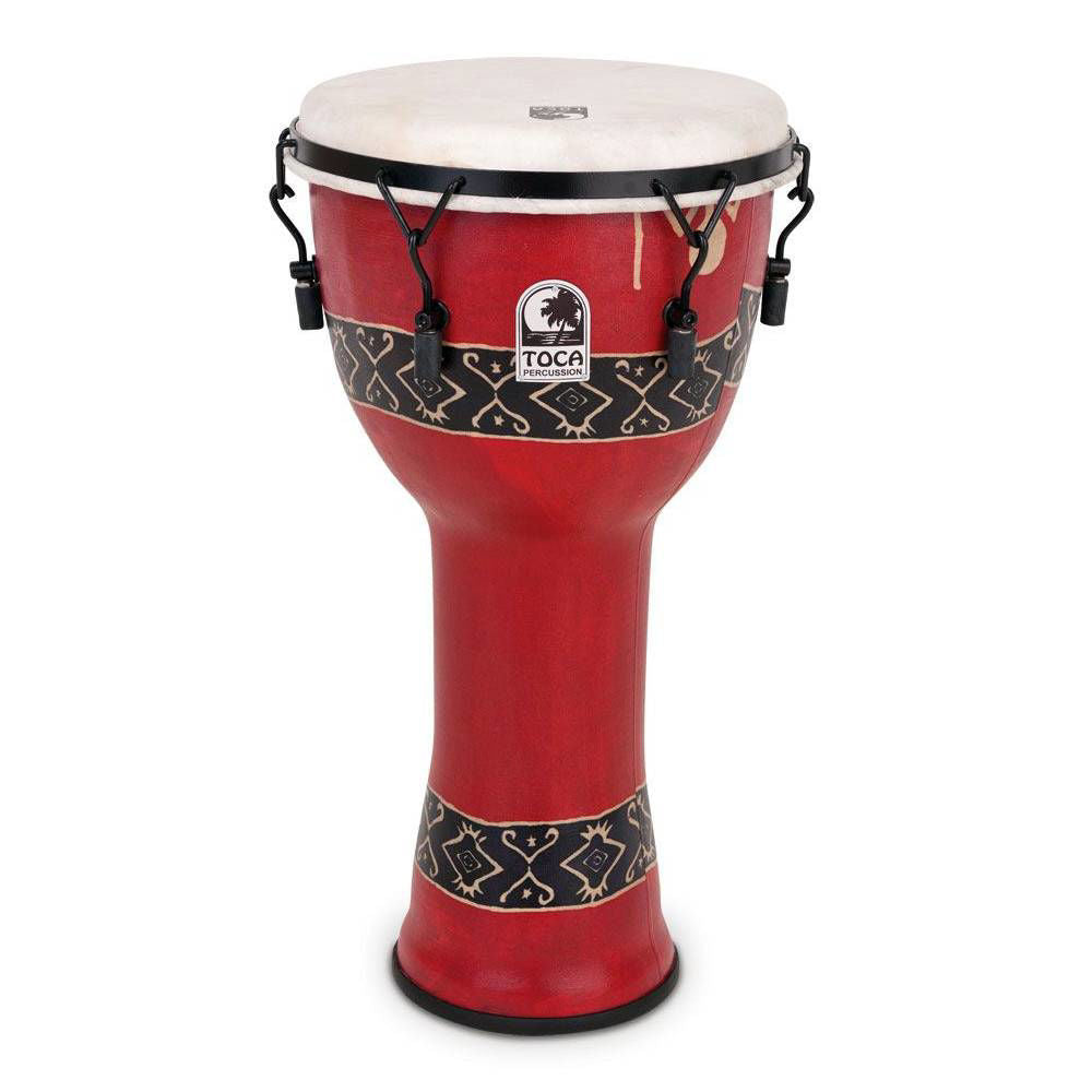 Toca Freestyle 2 Series Mech Tuned Djembe 10 in Bali Red